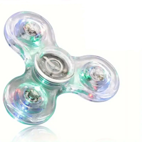 Lighted Transparent Fidget Spinner