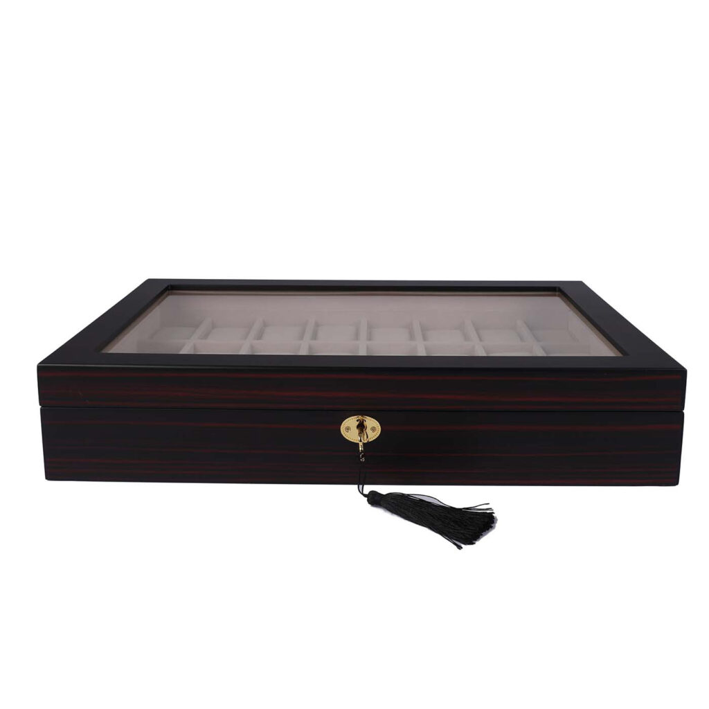 24 Slots Wooden Watch Box