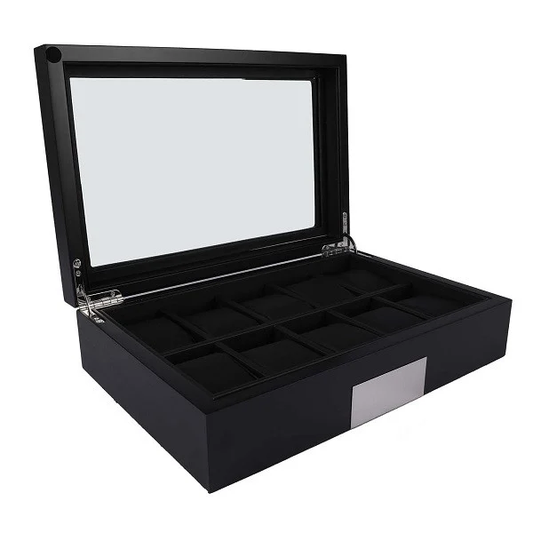 10 Slots Wooden Watch Box