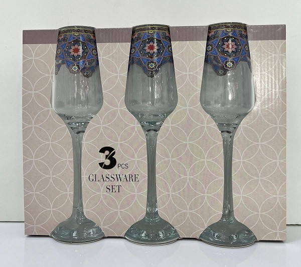 AVCI HOME MAKER LAL GOBLET 230cc 3PC ST DS-02