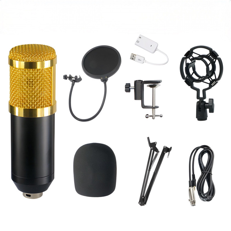 ميكروفون احترافي للتسجل الصوتي  professional prodcast microphone