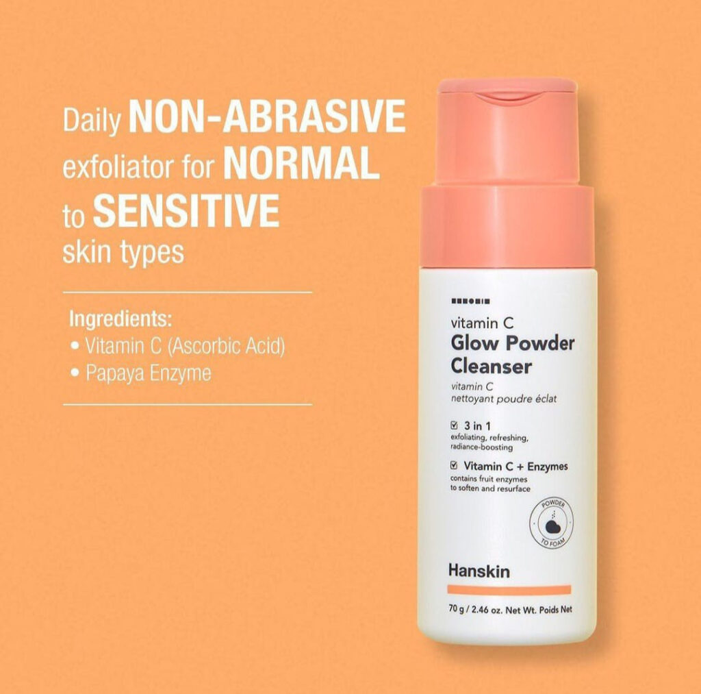 Hanskin Glow Powder Cleansing Vit. C