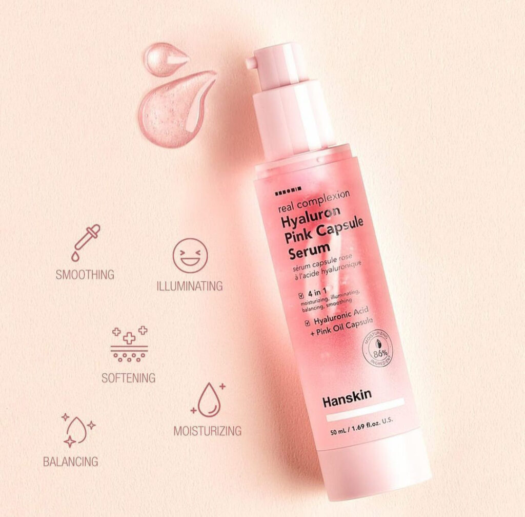 Hanskin Hyaluron Pink Capsule Serum