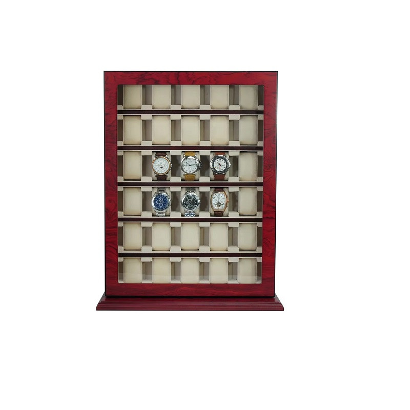 30 slots Wooden Watch Cabinet
