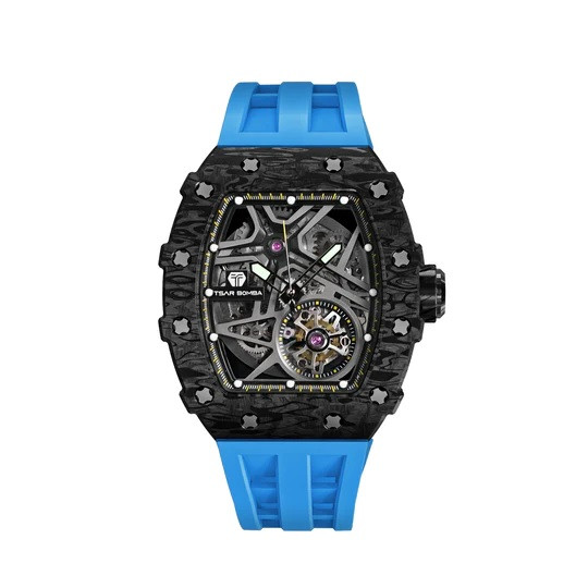 Carbon Fiber Automatic Waterproof Watch
