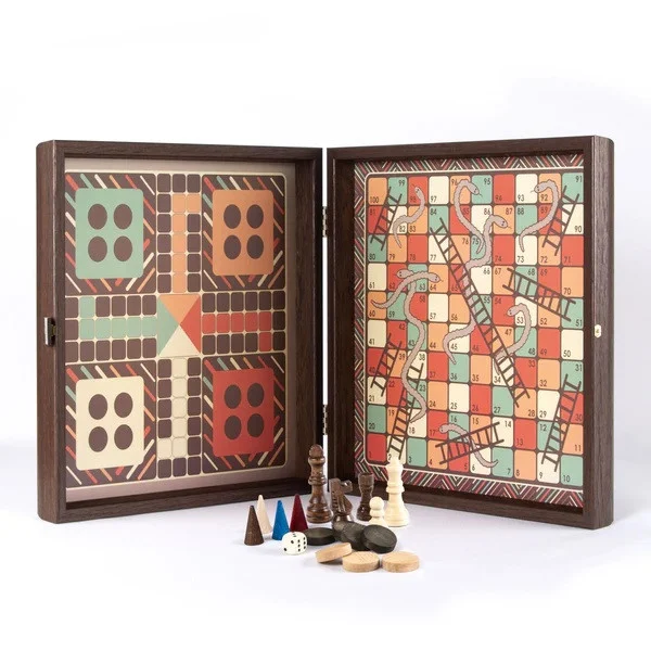 Vintage 4-in-1 Combo Game Set
