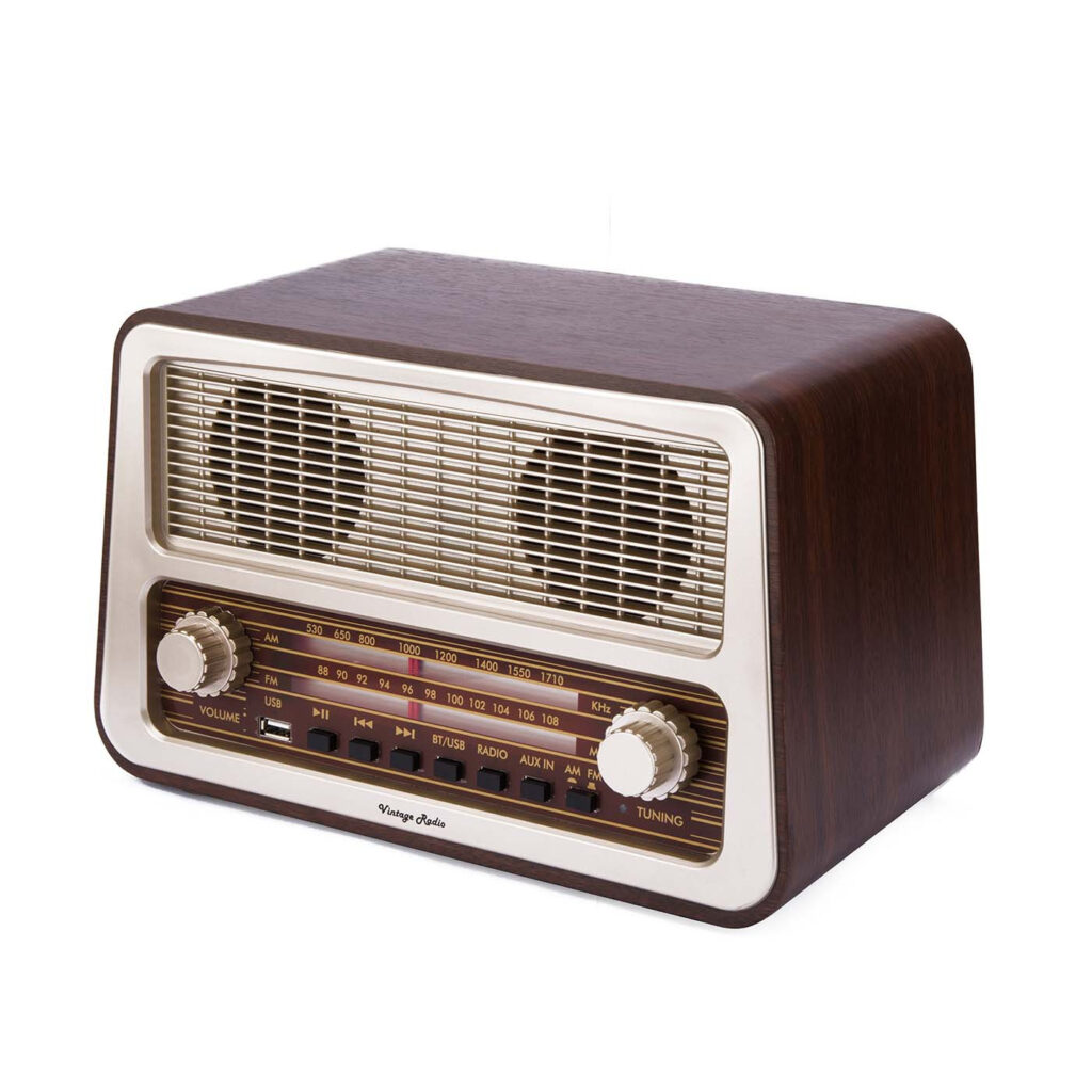 Vintage Radio Bluetooth Speaker