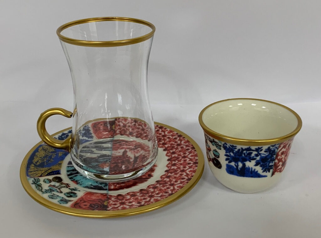 AVCI HOME MAKER KARNAVAL-42361 18 PCS TEA & MIRRA SET