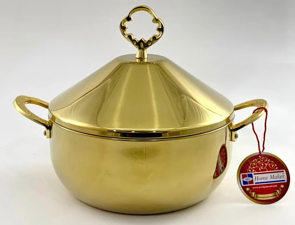 AVCI HOME MAKER SAFFRON HOT POT GOLD 2500ML