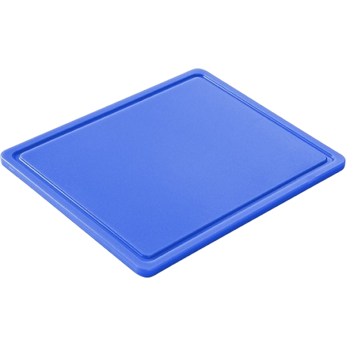 TURKAY BLUE CUTTING BOARD  W/ GROOVE