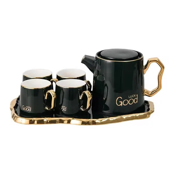 7 Pieces Tea Set (Black)