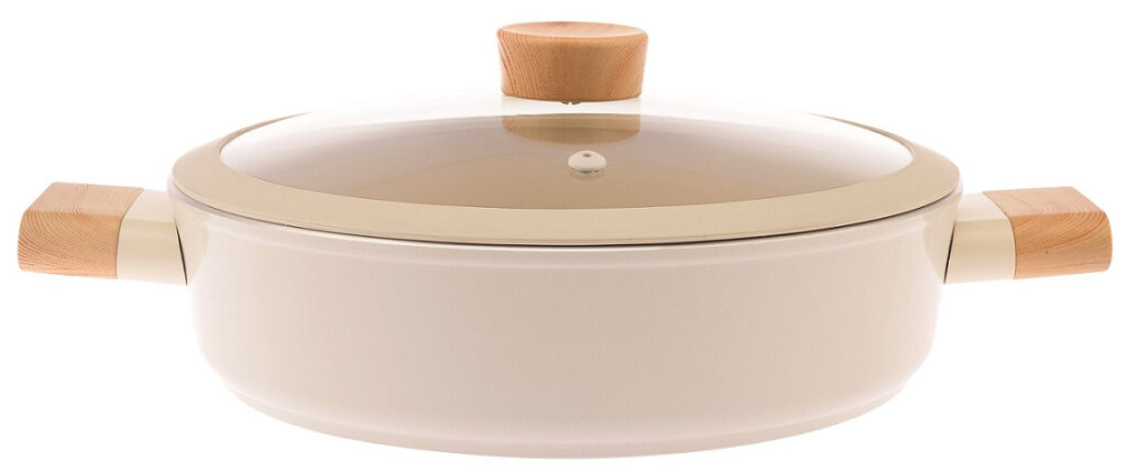 AVCI HOME MAKER  CER. COAT. SWISS CRYSTAL 26 CM LOW CASSEROLE