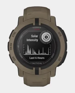 INSTINCT 2 GPS WATCH SOLAR TACTICAL EDITION CAYOTE TAN WW 010-02627-04