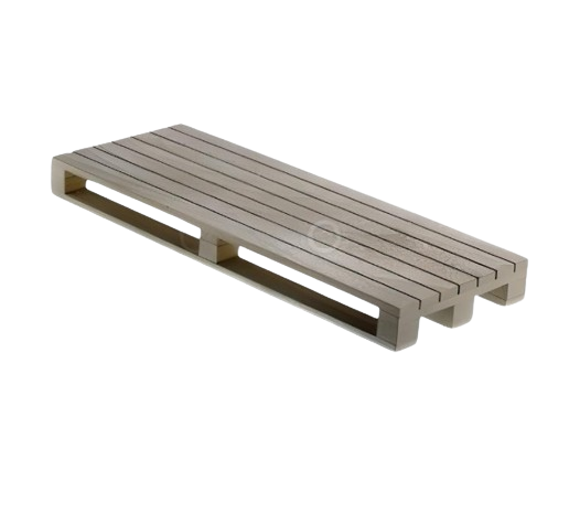 LEONE MINI WHITE WOODEN PALLET 40 CM