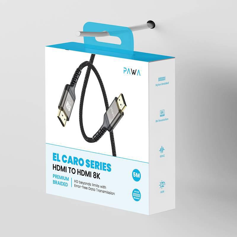كيبل اتش دي ام اي 8 كي من باوا Pawa 8K HDMI Cable
