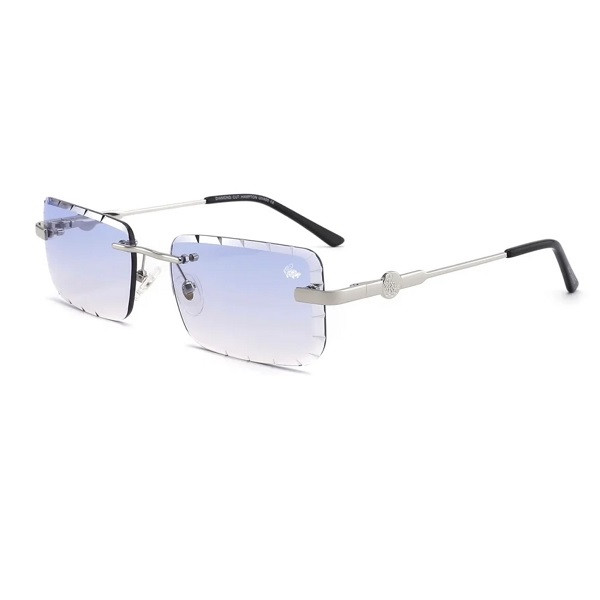 Diamond Cut Hampton Blue | Silver