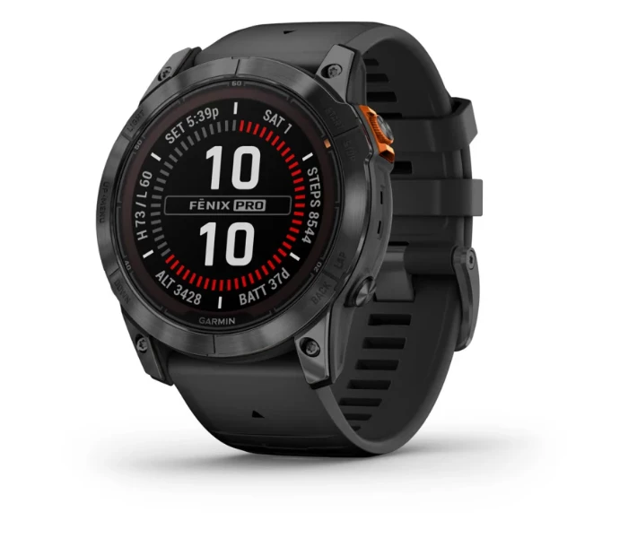 FENIX 7X PRO SOL, SLATE GRAY STL W/BLACK BND, EMEA/ AUS/ NZ/ AFR 010-02778-01