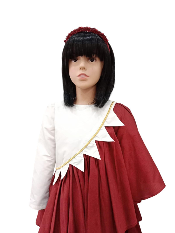 National Day dress for kids (Qatar flag inspired)