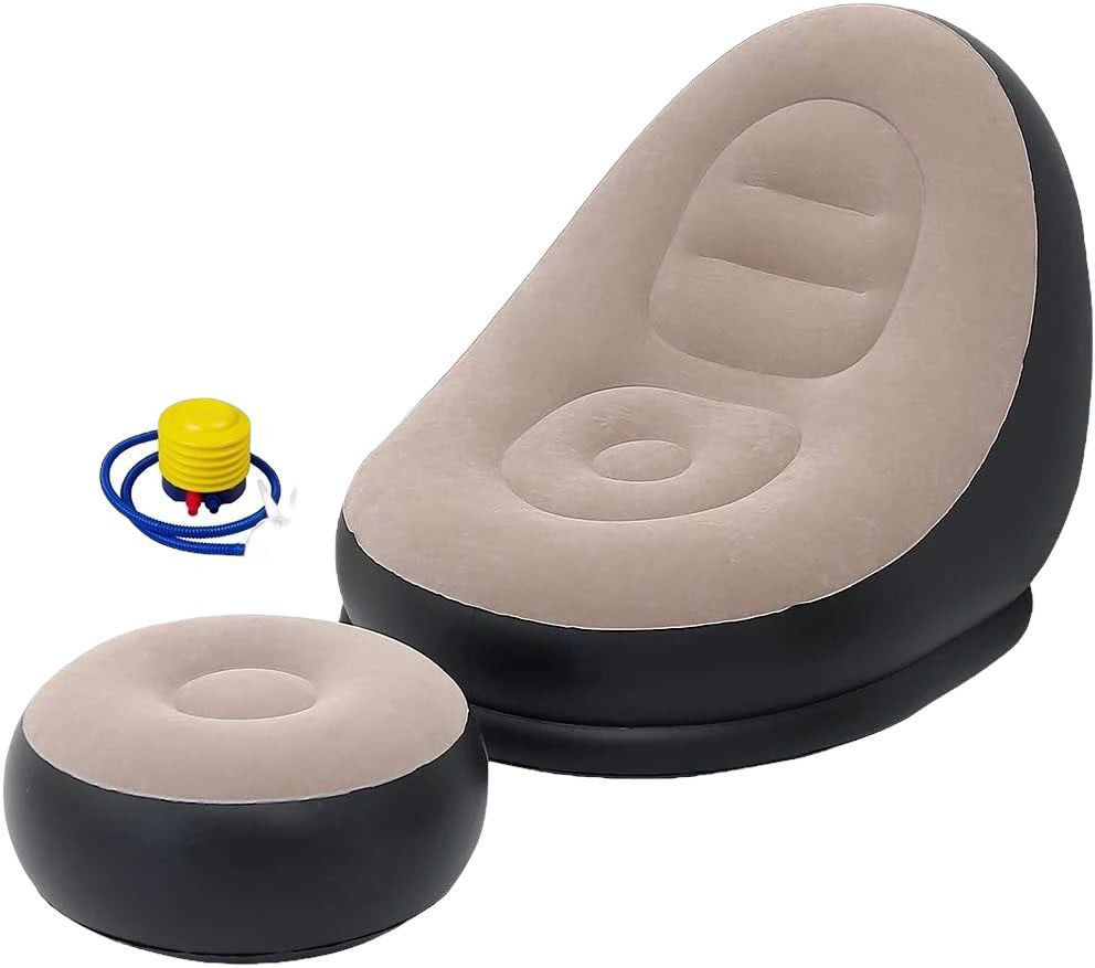 كنبة قابلة للنفخ مع منفاخ Inflatable sofa with pump