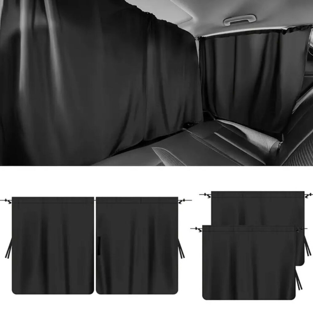 ستائر الخصوصية والحرارة للسيارة - ٤ قطع Car Privacy and Heat Curtains - 4 Pieces