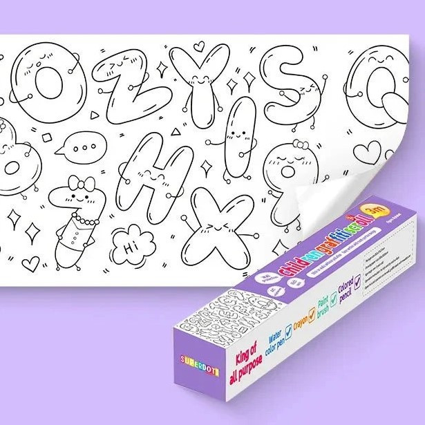 Children Graffiti Scroll