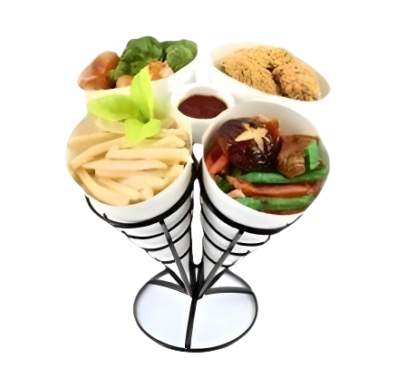 HADI QUAD DISPLAY CONE BASKET