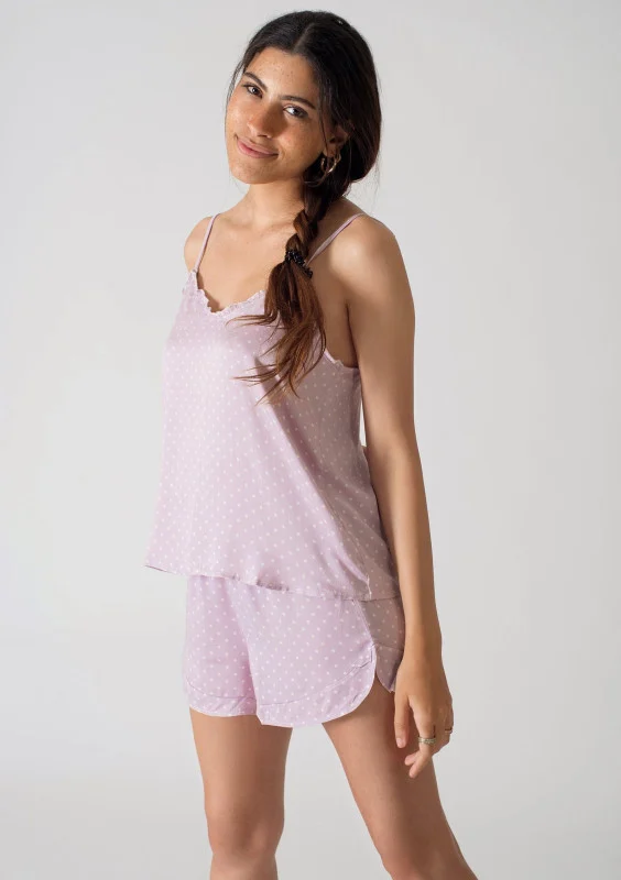 BeCosy comfy PJ set in pastel purple