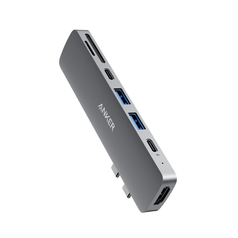 ادابتر انكر 7 في 1 يو اس بي-سي للماكبوك Anker 7-in-1 USB-C hub for MacBook