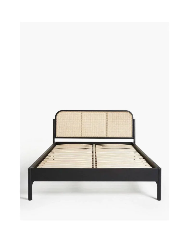 Bed made of bamboo and solid wood