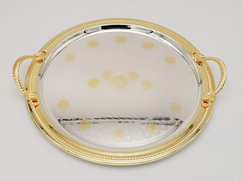 AVCI HOME MAKER 2PCS TRAY ST ROUND L:40x40 M:35x35