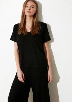 Be Cosy knitted women's PJ in black