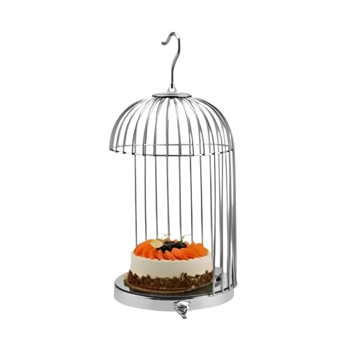 HADI STAINLESS STEEL BIRD CAGE STAND 62 H CM