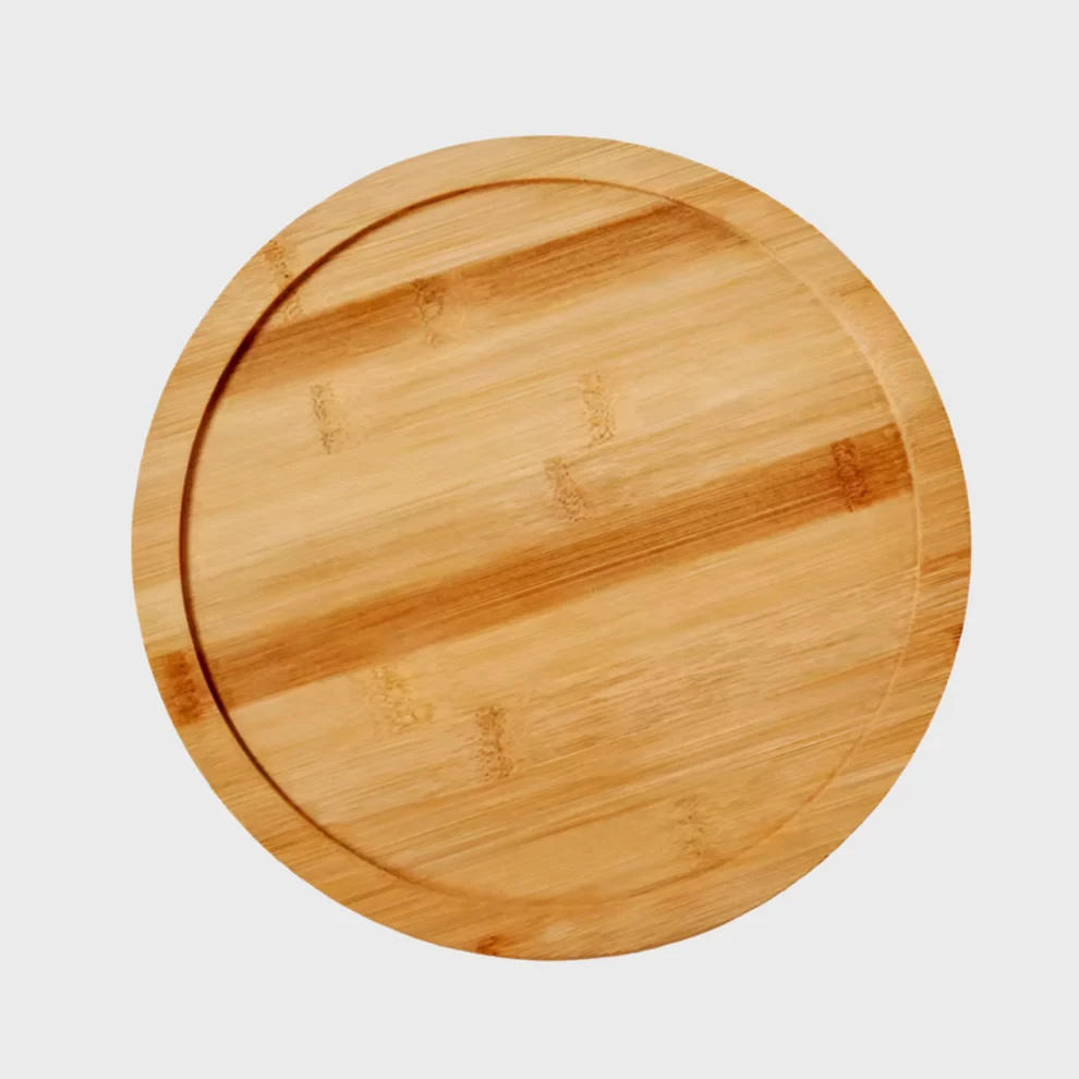 Bamboo Lazy Susan Turntable