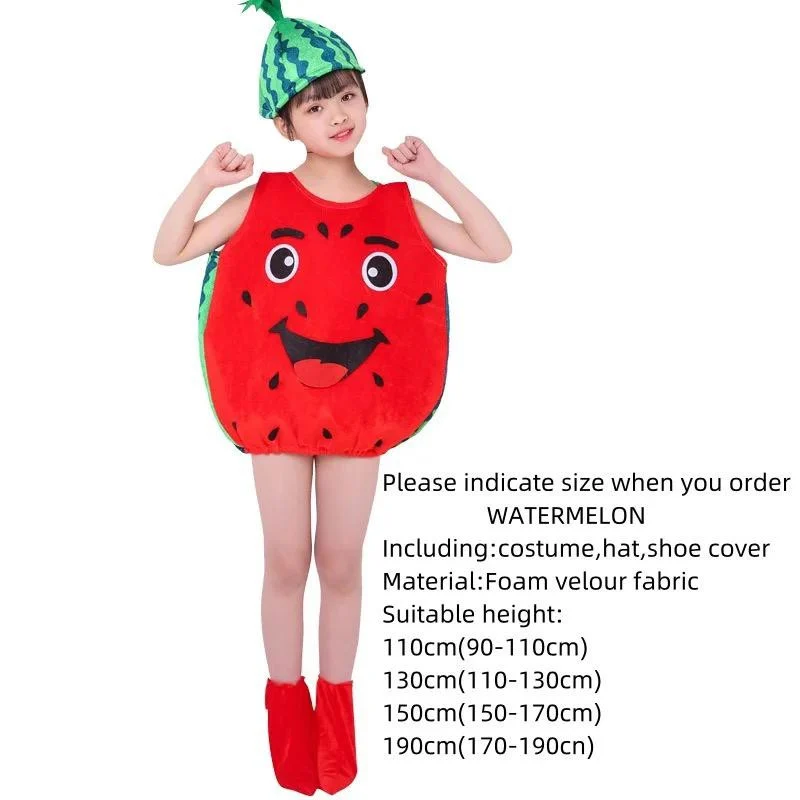 Watermelon Costume with Hat and shoes cover