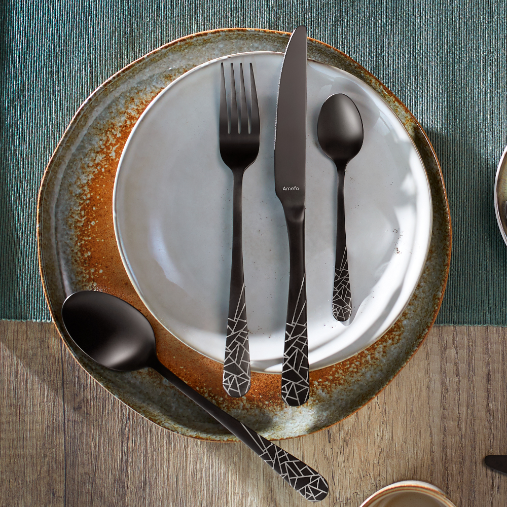 Amefa Austin Frost Cutlery Set ? 16pcs