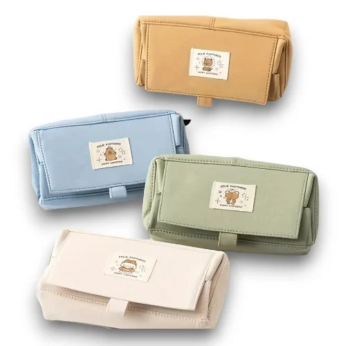 Large-Capacity Canvas Pencil Case