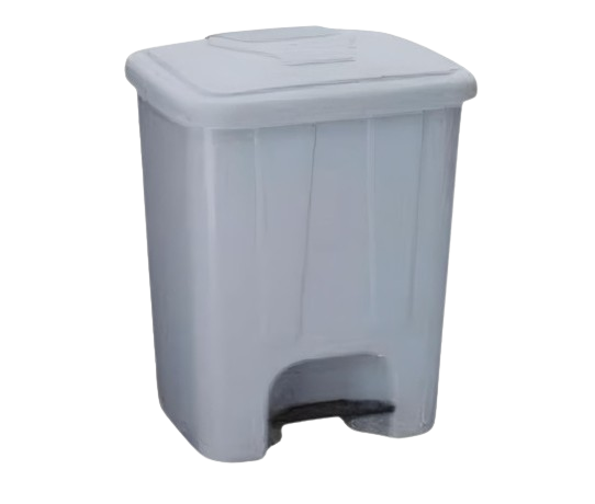 SENYAYLA WASTE BIN WITH PEDAL WITH CORNER 40 LT.  - GRAY