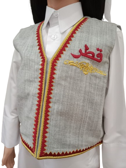 Boy kids vest for Qatar National Day
