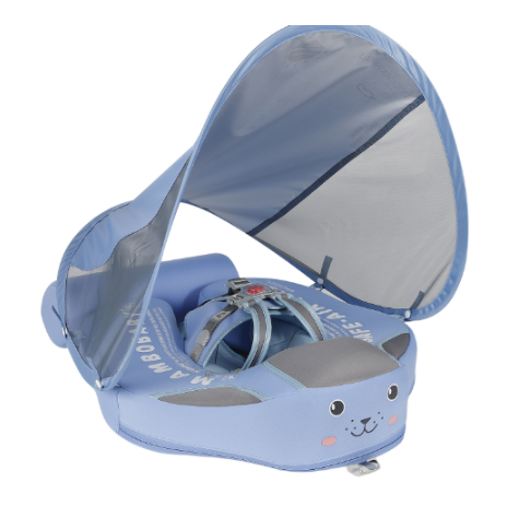 Children's chest belt with non-inflatable canopy ( Blue sea lion ) (High quality)