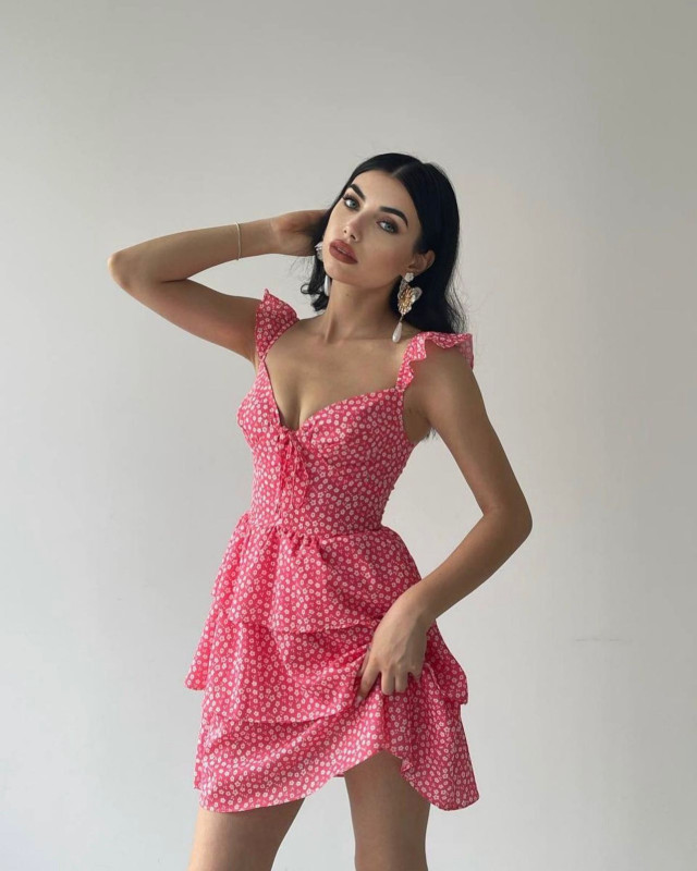 FLoral Layered Dress