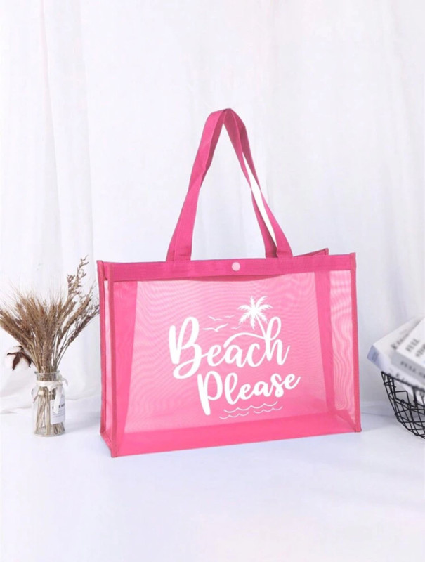 Pink Beach Handbag