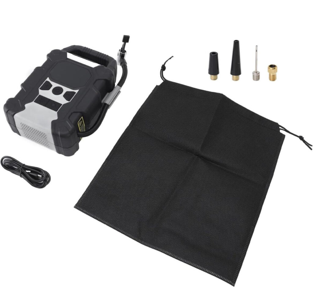 منفاخ هواء كهربائي ببطارية  Battery-Powered Electric Air Pump