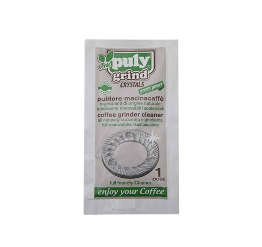 LELIT SINGLE-DOSE BAGS DETERGENT CRYSTALS FOR GRINDER’S MILLS CLEANING.