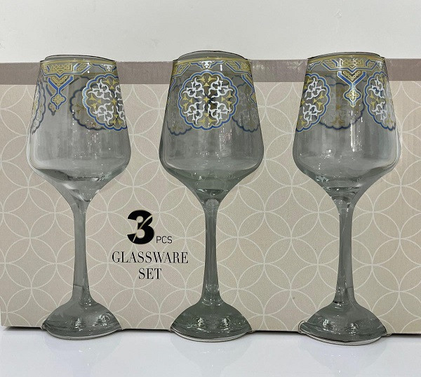 AVCI HOME MAKER LAL GOBLET 295cc 3PC ST DS-01