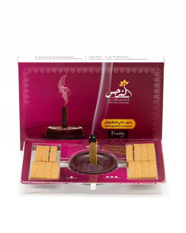 Self-Ignition Incense Fruity 5 CM  - بخور ذاتي الاشتعال برائحة الفواكه الاستوائيه 5 سم
