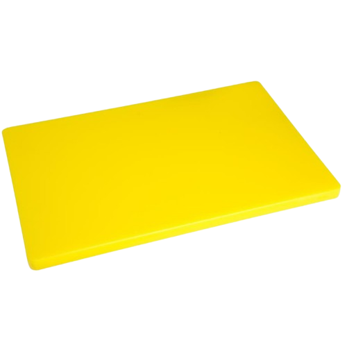 TURKAY YELLOW CUTTING BOARD  W/ SMOOTH EDGE