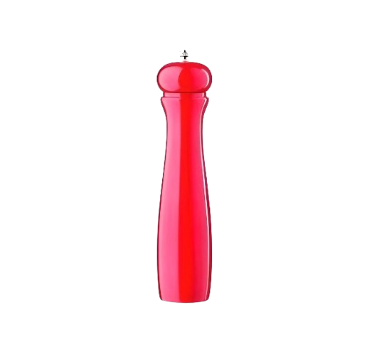 LEONE WOODEN RED PEPPER MILL 25 CM