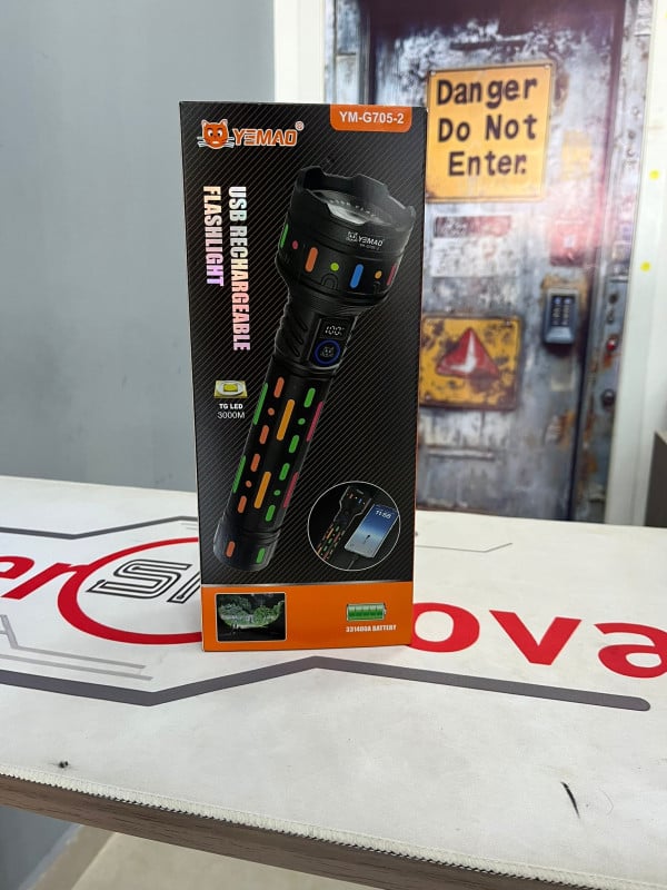 Rechargeable LED Flashlight High Lumens Waterproof Handheld Flash Light for Camping Hiking