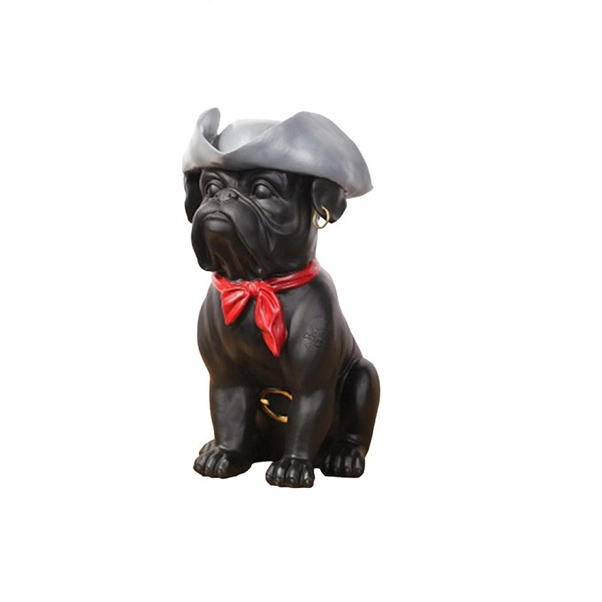 Pirate Resin Dog Decor