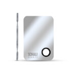 " Stainless Steel Makeup Blender Polishing Mixing Plate Foundation Mixing Palette Spatula Stick"